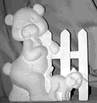Bear with Cat Wall Art Plaque