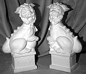 Plastercraft Foo Dog Bookend statue