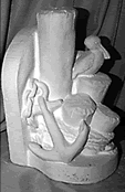 Plastercraft Pelican Bookend statue