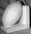 Plastercraft Football Bookend statue