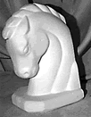 Plastercraft Chess Knight Bookend statues