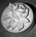 Plastercraft Round Rose Jewelry Box
