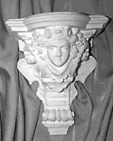 Gothic Lady Decorator Display Wall Bracket