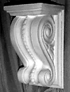 Beaded with shelf Decorator Display Wall Bracket