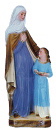 Saint Anne Plaster Statue PAINTED