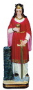 Santa Barbara Plaster Statue PAINTED