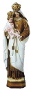 Our Lady of Mount Carmel Plaster Statue PAINTED Brown