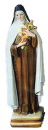 Saint Theresa Plaster Statue PAINTED