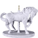 Wooden Carousel Horse Plaster Statue