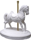 Carousel Horse Plaster Lamp Small