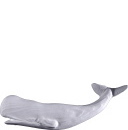 Wood Grain Whale Plaster Plaque Medium