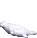 Seal Family Plaster Statue Small