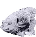 Piranha Plaster Statue
