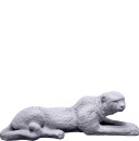 Cheetah Lying Down Plaster Statue