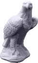 Eagle on Rocks Plaster Statue Large 