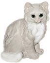 Persian Cat Plaster Statue