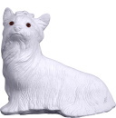 Yorkie Terrier Plaster Statue