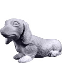 Dachshund Plaster Statue