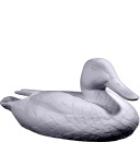 Decoy Duck Plaster Statue