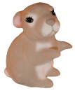 Bunny Rabbit Plaster Statue Left