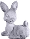 Deer Lying Down Plaster Statue