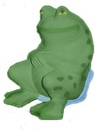 Frog Sitting Plaster Statue