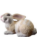 Happy Bunny Plaster Statue