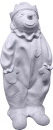 Clown with Crown Hat Unpainted Plaster Piggy Bank