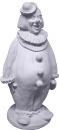 Clown with Bowling Pin Unpainted Plaster Piggy Bank