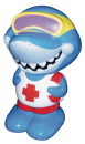 Sammy Shark Unpainted Plaster Piggy Bank