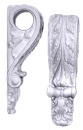 Long Leaf Drapery Plaster Bracket Corbel
