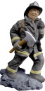 Fireman with Axe Plaster Statue
