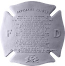 Fireman Prayer Plaster Plaque Large