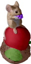 Fruit Mouse Plaster Statue