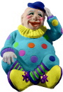 Clown with Hand on Head Plaster Statue