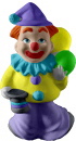 Happy Sad Double Sided Clown Plaster Statue