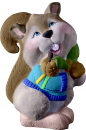 Happy Squirrel Plaster Plaque