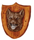 Wolf Plaster Plaque