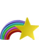 Star and Rainbow Large Plaster Plaque