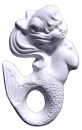 Mermaid left Plaster Plaque
