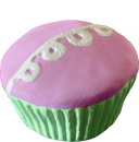 Cupcake Plaster Statue