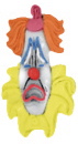 Scared Clown Face Plaster Plaque