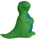 Chubby Dino Plaster Statue