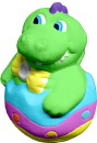 Dino in Egg Plaster Statue
