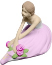 Delicate Ballerina Plaster Statue a