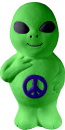 Chubby Alien Plaster Plaque