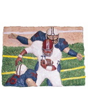 Football Players Plaster Plaque