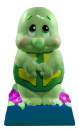 Turtle on Base Plaster Statue
