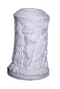Cherub Relief Plaster Candleholder