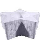 Star Tea Lite Plaster Candleholder